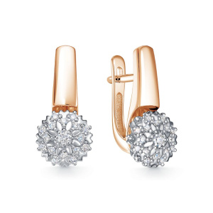 Серьги из золота с бриллиантами