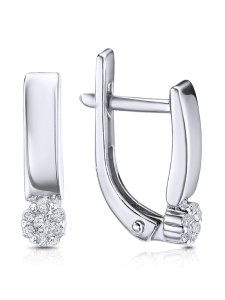 Серьги из золота с бриллиантами