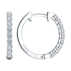 Серьги из золота с бриллиантами