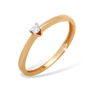 Кольцо из золота с бриллиантами