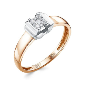 Кольцо из золота с бриллиантами