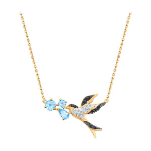 Колье из золота с полудрагоценными вставками