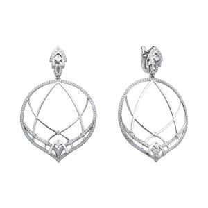 Серьги из золота Premium