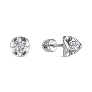 Серьги из золота с бриллиантами