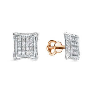 Серьги из золота с бриллиантами