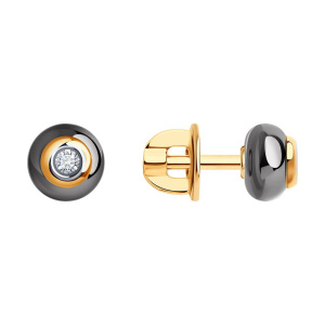 Серьги из золота с бриллиантами