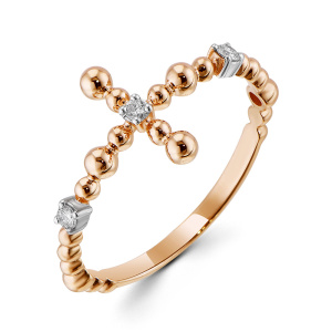 Кольцо из золота с бриллиантами