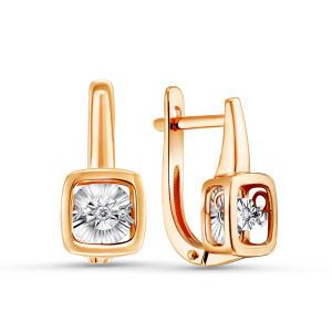 Серьги из золота с бриллиантами