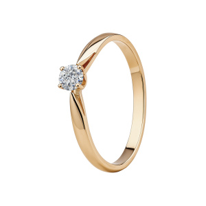 Кольцо из золота с бриллиантами