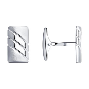 Запонки из серебра