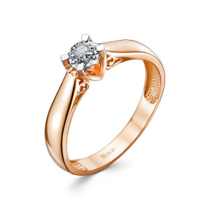 Кольцо из золота с бриллиантами