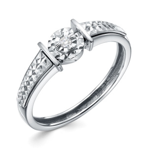 Кольцо из золота с бриллиантами