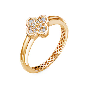 Кольцо из золота с бриллиантами