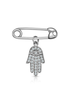 Брошь из серебра