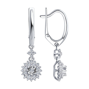 Серьги из золота с бриллиантами