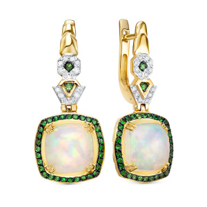 Серьги из золота Premium