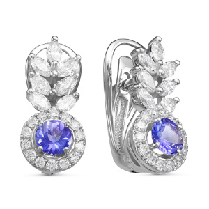 Серьги из золота Premium