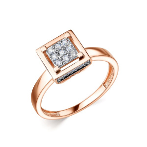 Кольцо из золота с бриллиантами