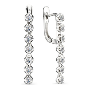 Серьги из золота с бриллиантами