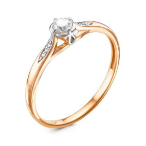 Кольцо из золота с бриллиантами