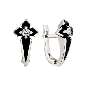Серьги из золота Premium