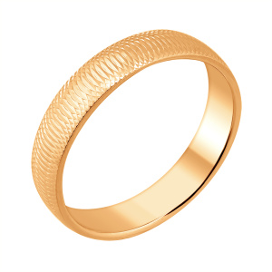 Обручальное кольцо из золота