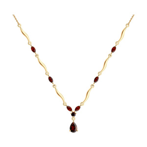 Колье из золота с полудрагоценными вставками