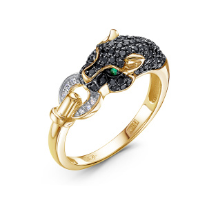 Кольцо из золота с бриллиантами