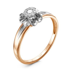 Кольцо из золота с бриллиантами