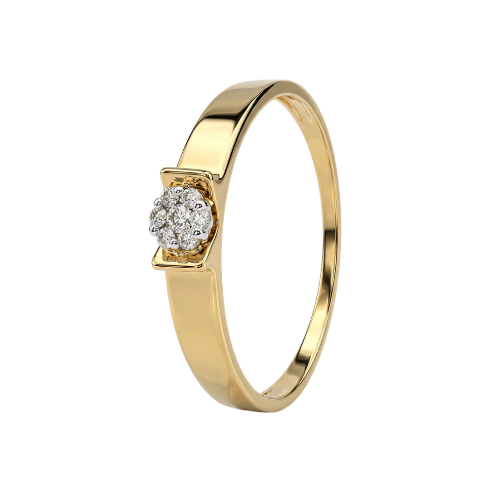 Кольцо из золота с бриллиантами