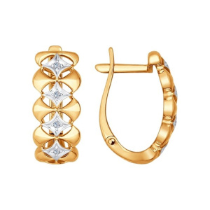 Серьги из золота с бриллиантами