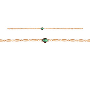 Браслет из золота с цветными драгоценными вставками