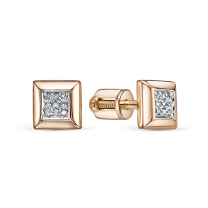 Серьги из золота с бриллиантами