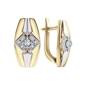 Серьги из золота с бриллиантами