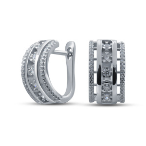 Серьги из серебра