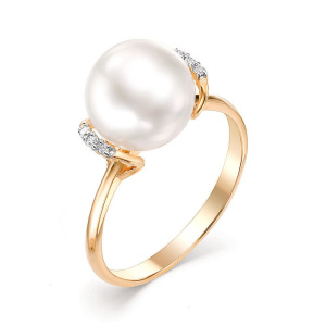 Кольцо из золота с полудрагоценными вставками