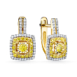 Серьги из золота Premium