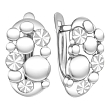 Серьги из серебра